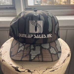 Dunlap Sales Camouflage SnapBack Trucker Hat